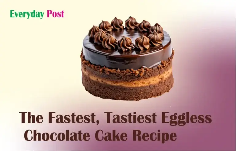 Eggless Chocolate Cake Recipe