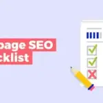 on page SEO checklist