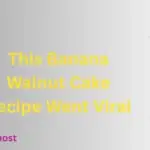 banana walnut cake recipe