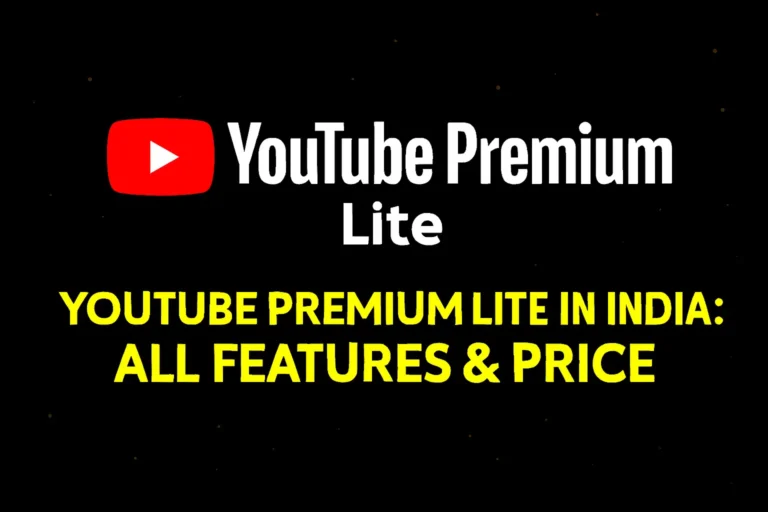 YouTube Premium Lite India launch