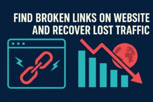 find broken links on website