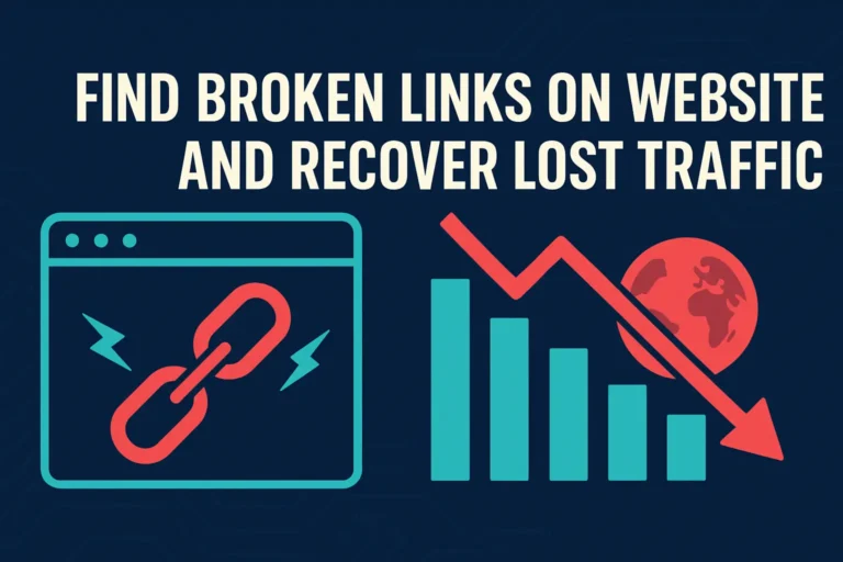 find broken links on website