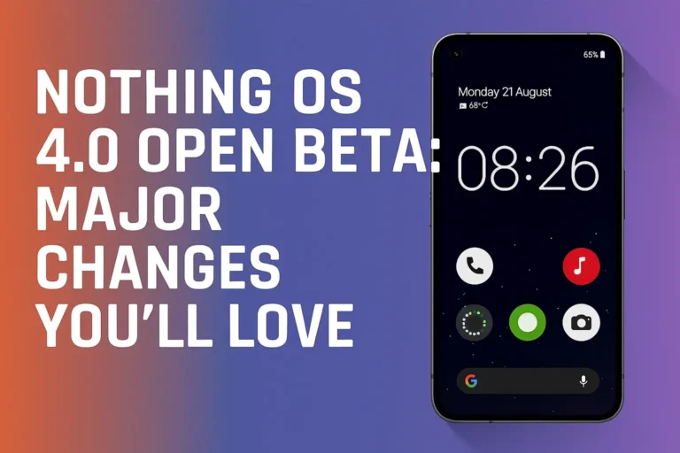 Nothing OS 4.0 features