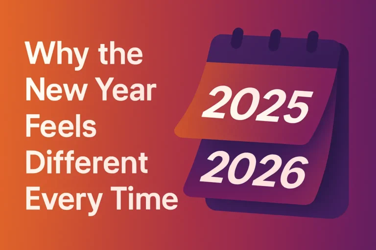 why the new year feels different every time