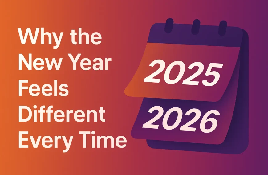 why the new year feels different every time