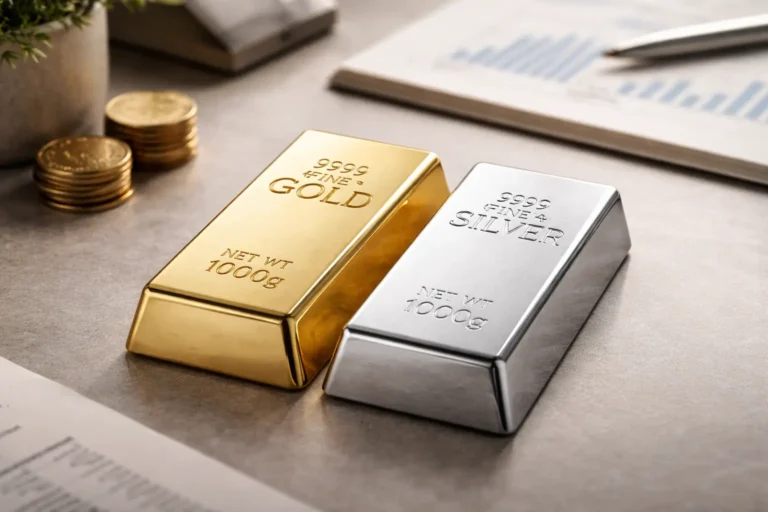 Gold and silver prices