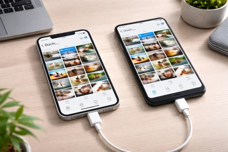 How to transfer photos from iPhone to android