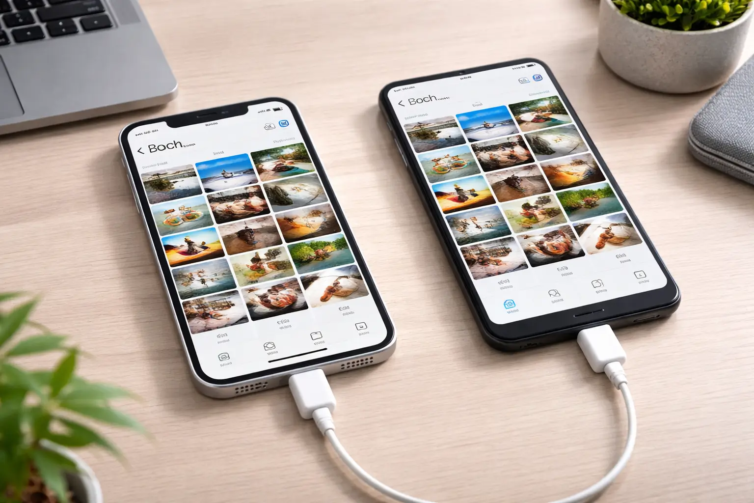 How to transfer photos from iPhone to android