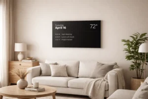 Digital wall calendar