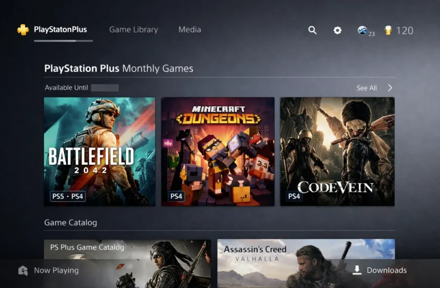 PlayStation plus monthly games
