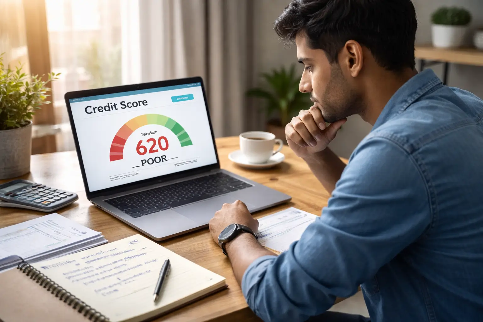 Credit score range chart India