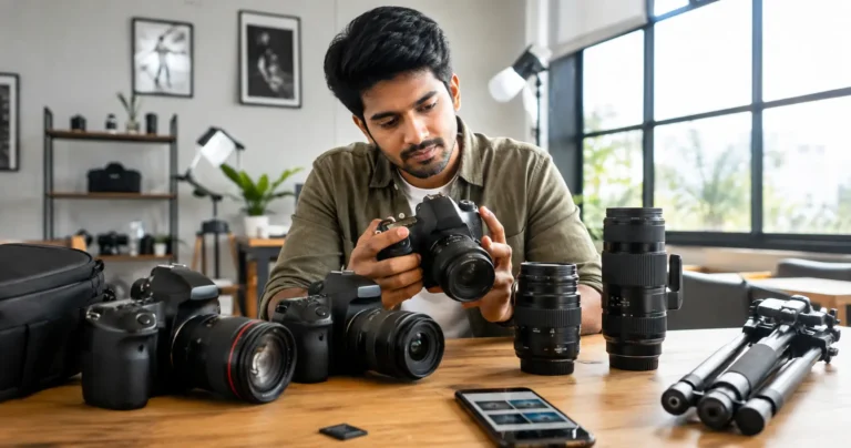 Best DSLR camera under ₹50,000 with Canon and Nikon-style cameras and lenses