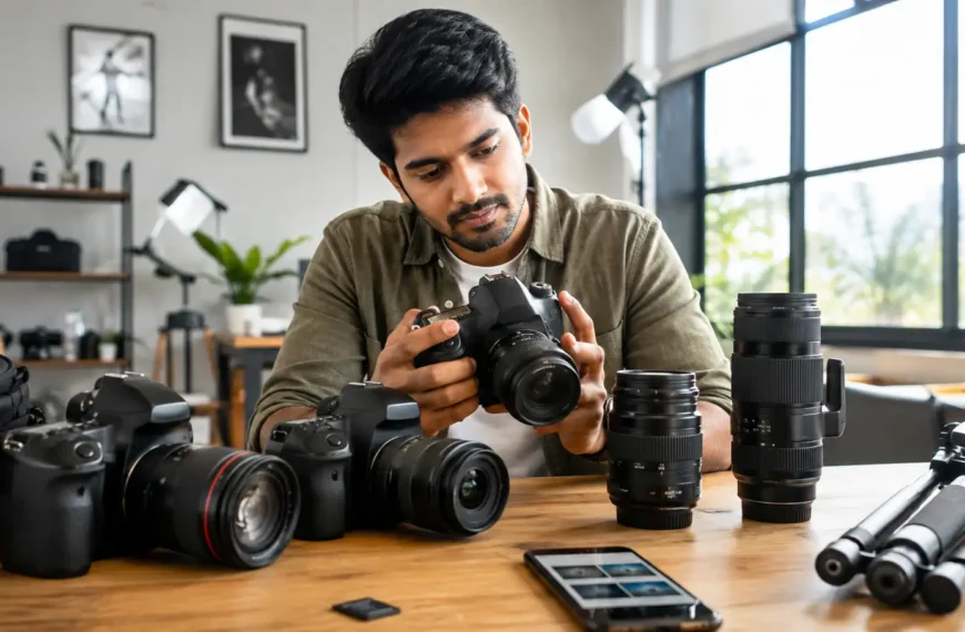 Best DSLR camera under ₹50,000 with Canon and Nikon-style cameras and lenses