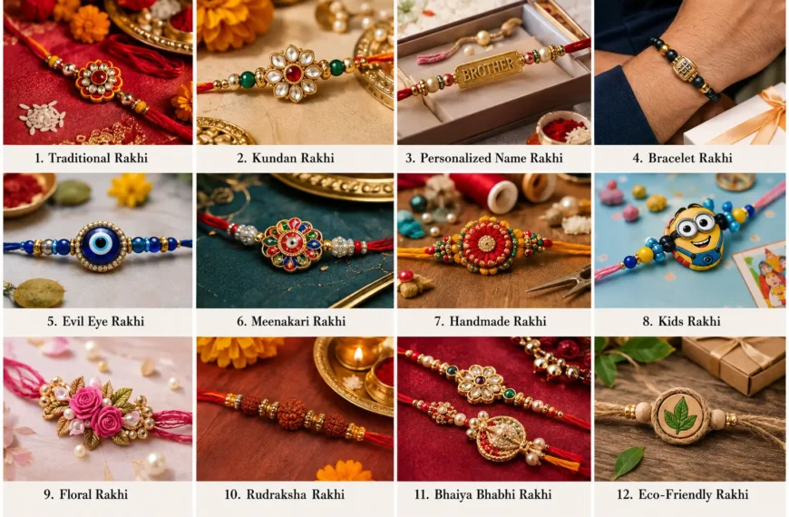 Best Rakhi designs including traditional, Kundan, personalized, floral and modern bracelet styles