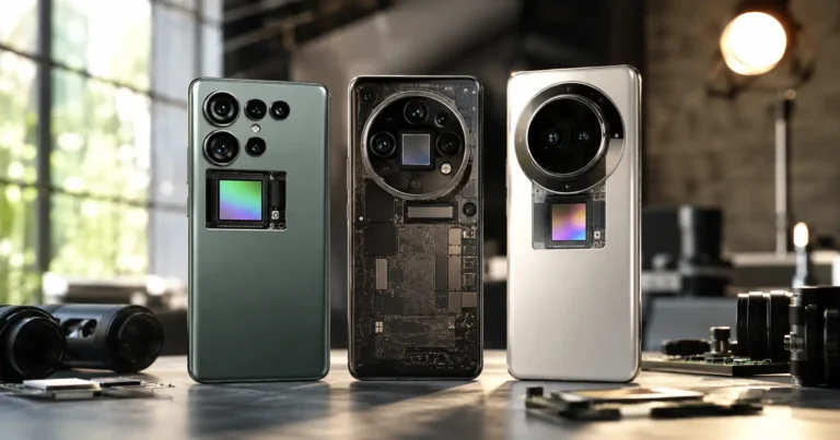 Best camera sensor phones with large smartphone camera sensors