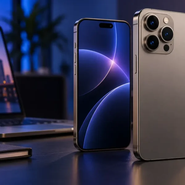 iPhone 18 Pro concept shown in a premium technology editorial setting