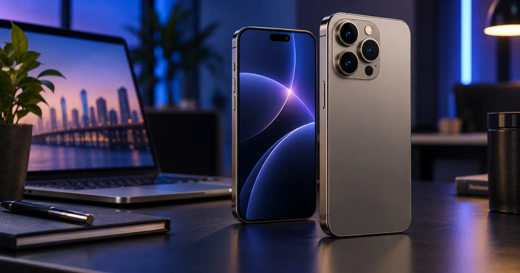 iPhone 18 Pro concept shown in a premium technology editorial setting