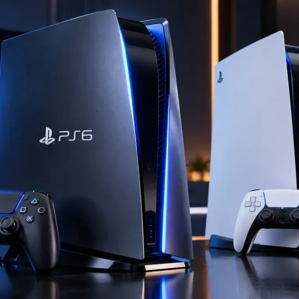 Conceptual next-generation PlayStation console representing the PS6 release date discussion