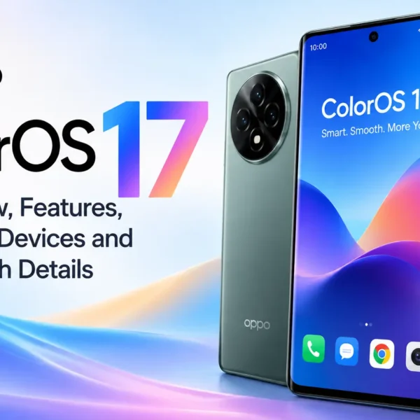 ColorOS 17 interface and Living Flow Design on an OPPO smartphone